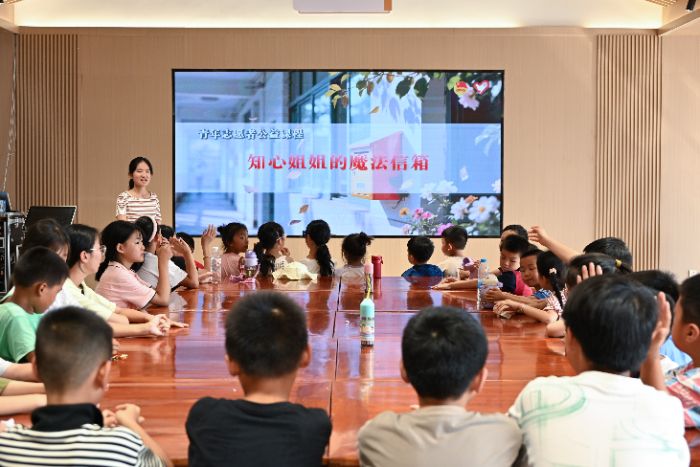 河海大學(xué)三下鄉(xiāng)：與壓力和解，與快樂(lè)同行——團(tuán)隊(duì)開展心理健康主題課